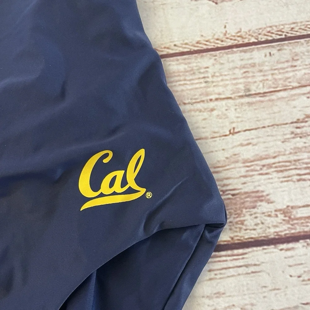 Nuyu NCAA California Golden Bears Criss Cross One Piece Swimsuit Navy Blue Small